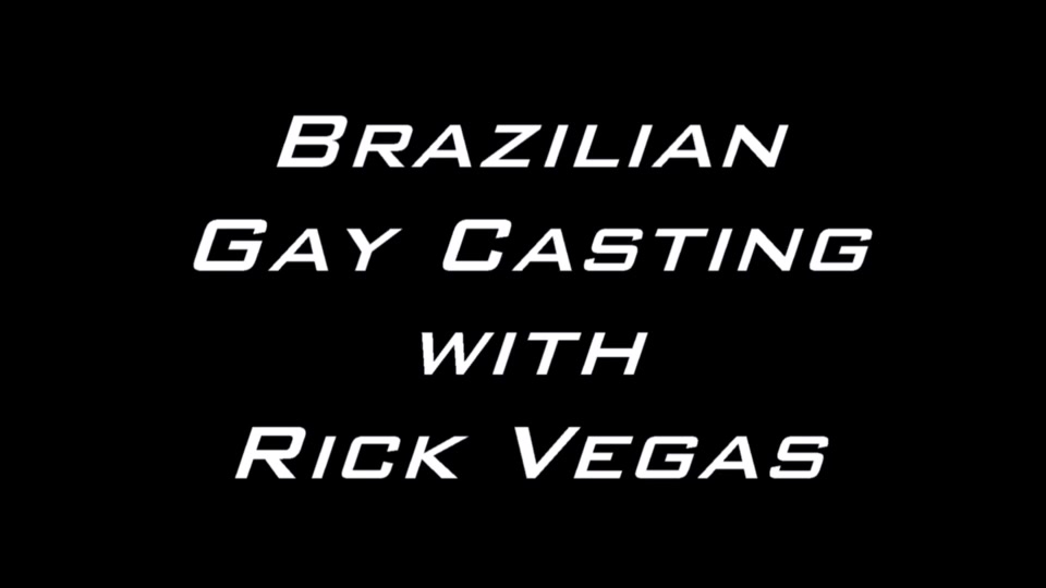 Latin hunk Rick in his gay casting video