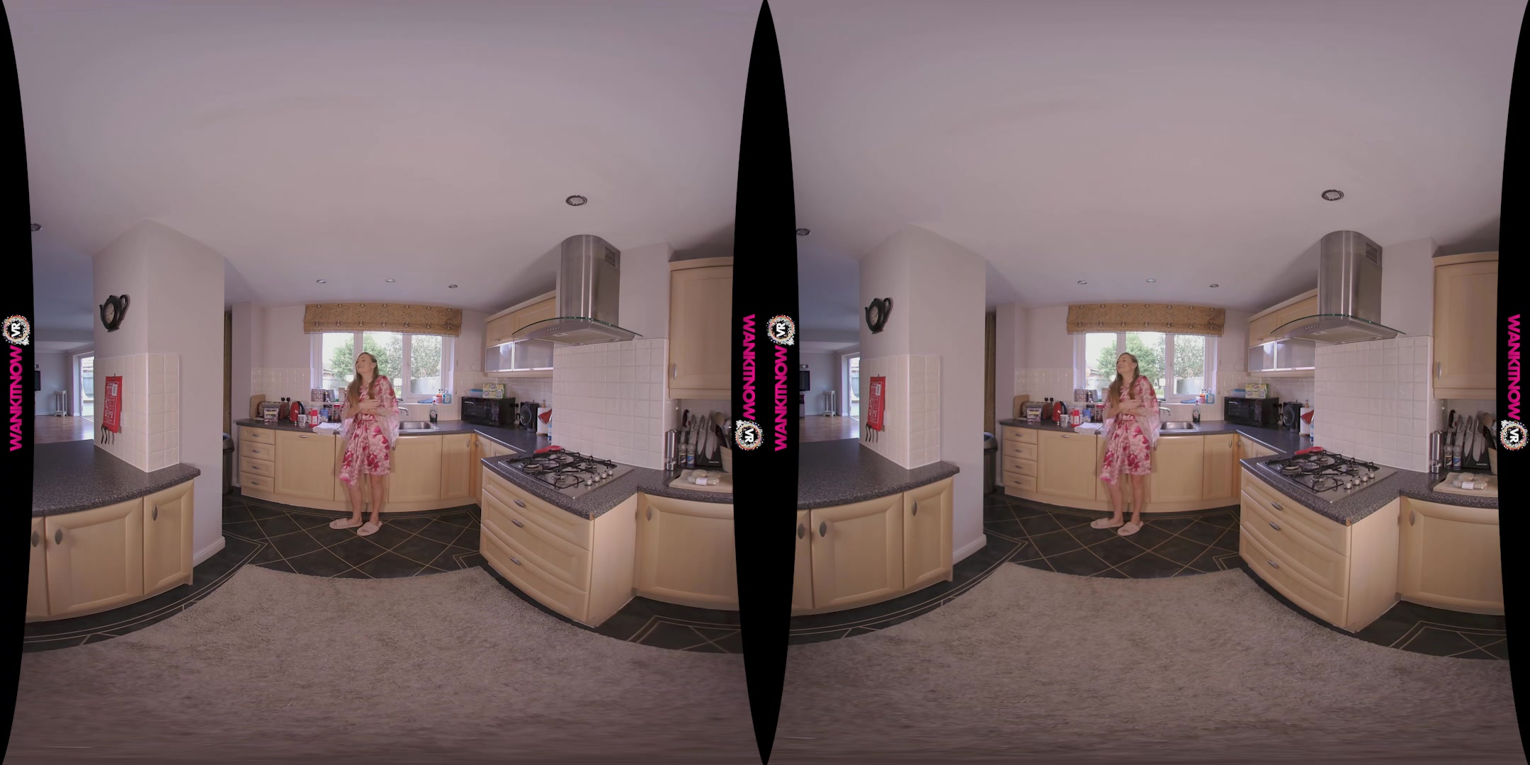 Kitchen Tease featuring Honour May - WankitNowVR