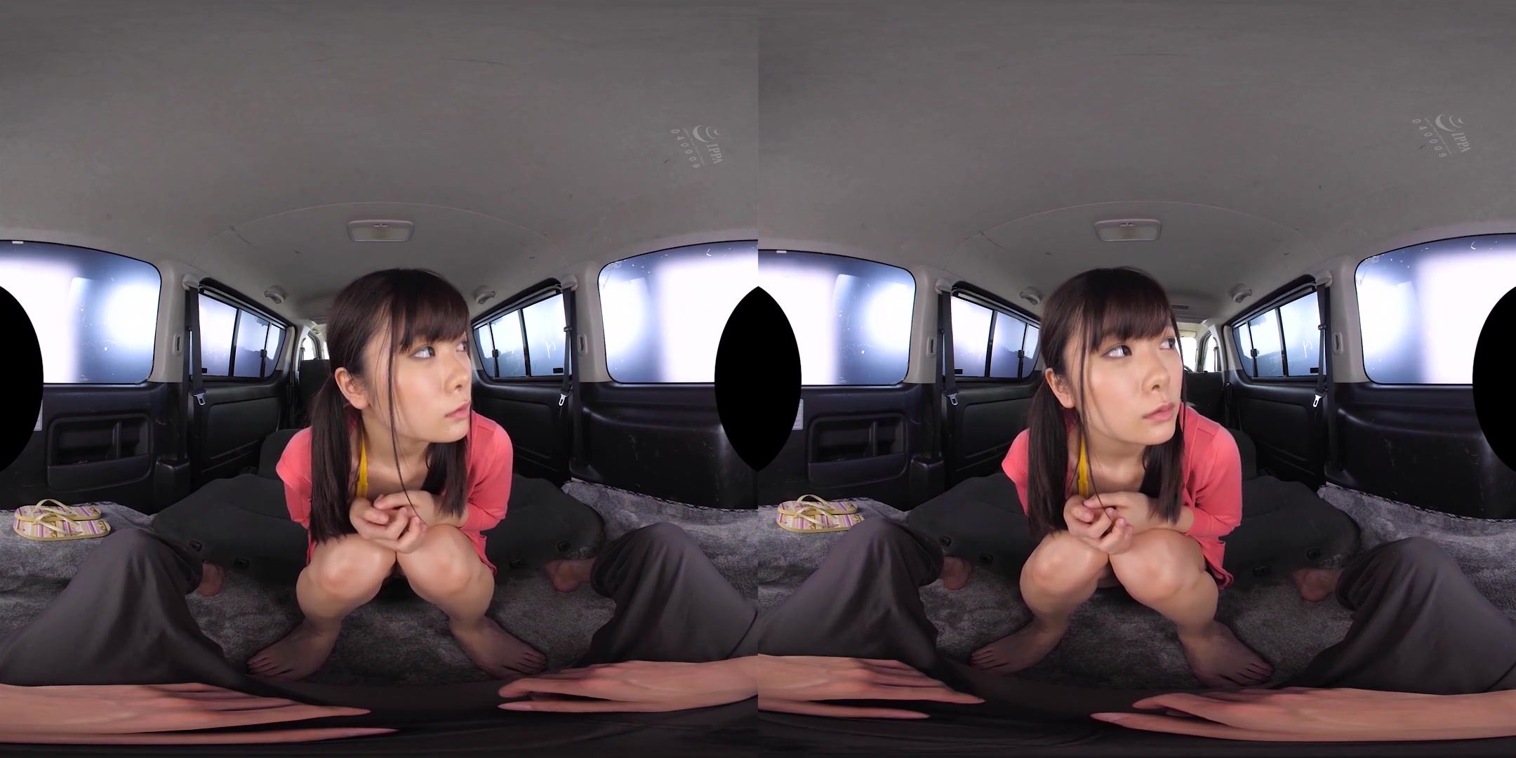 I Can't Stand it Anymore! Dripping Wet Sex in a Car 1 - Creampie Asian Petite Riding
