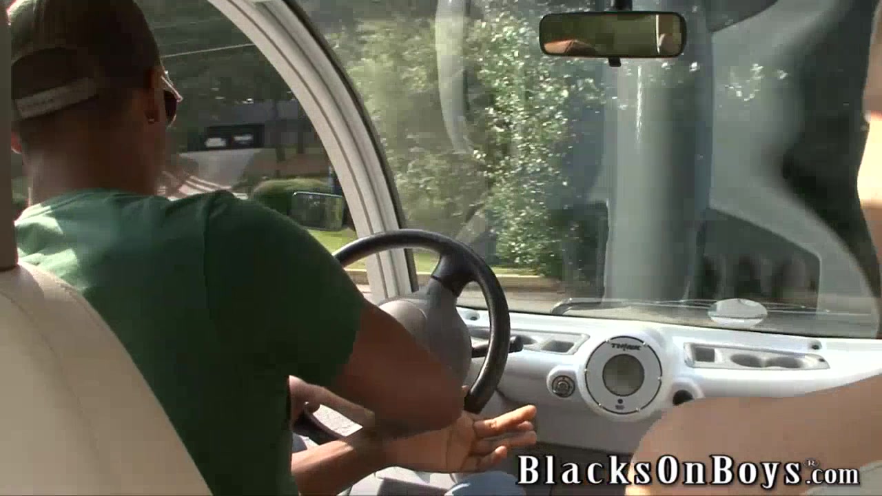 Aaron Tyler Gets A Black Cock Slid In His Ass