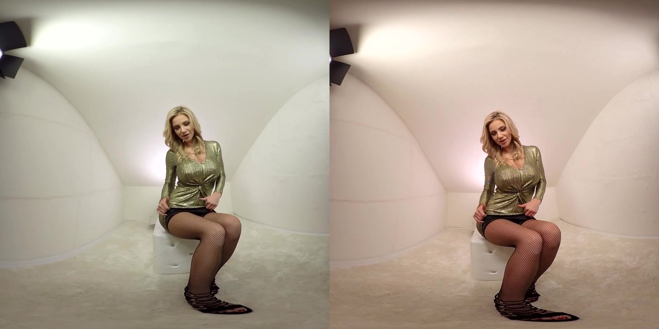 Natalie Cherie in Knockout Blonde Nathaly Cherie Toying - BravoModelsMedia