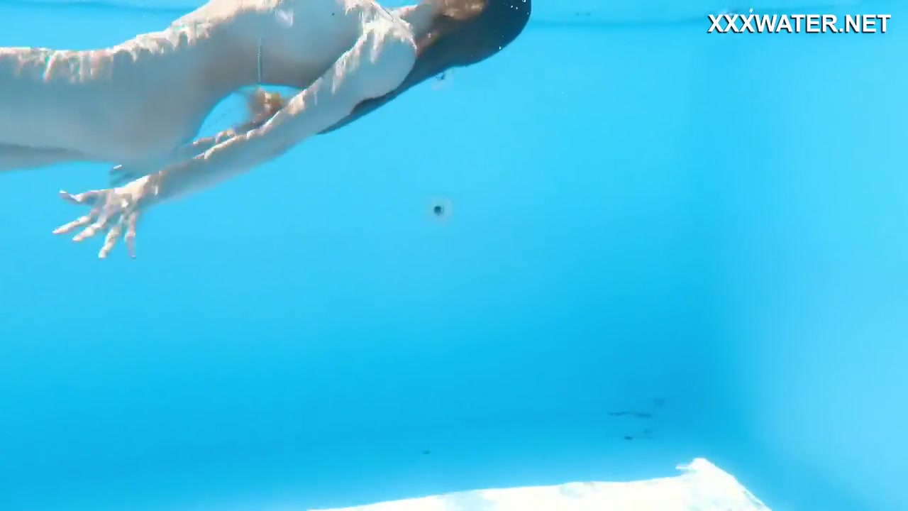 Ivi Rein - Swimming Naked Babe Petite Blonde Pornstar