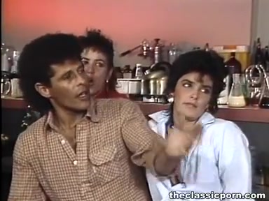 Testing female holes in group fuck