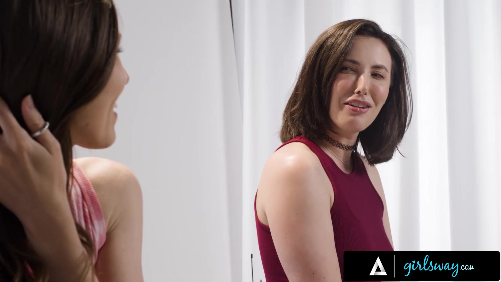 GIRLSWAY - Petite Brunette Maya Woulfe Has Passionate Real Sex With The Gorgeous Casey Calvert