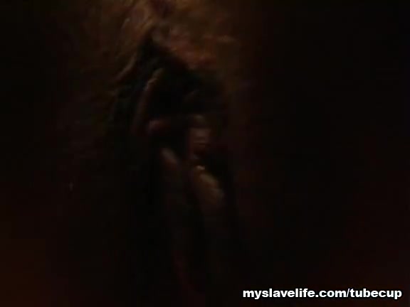 Hot brunette mistress rubs cunt on her thrallâ€™s face