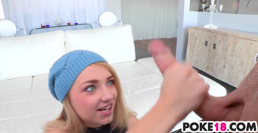 Hot blonde teen 18+ Carmen Callaway gets banged