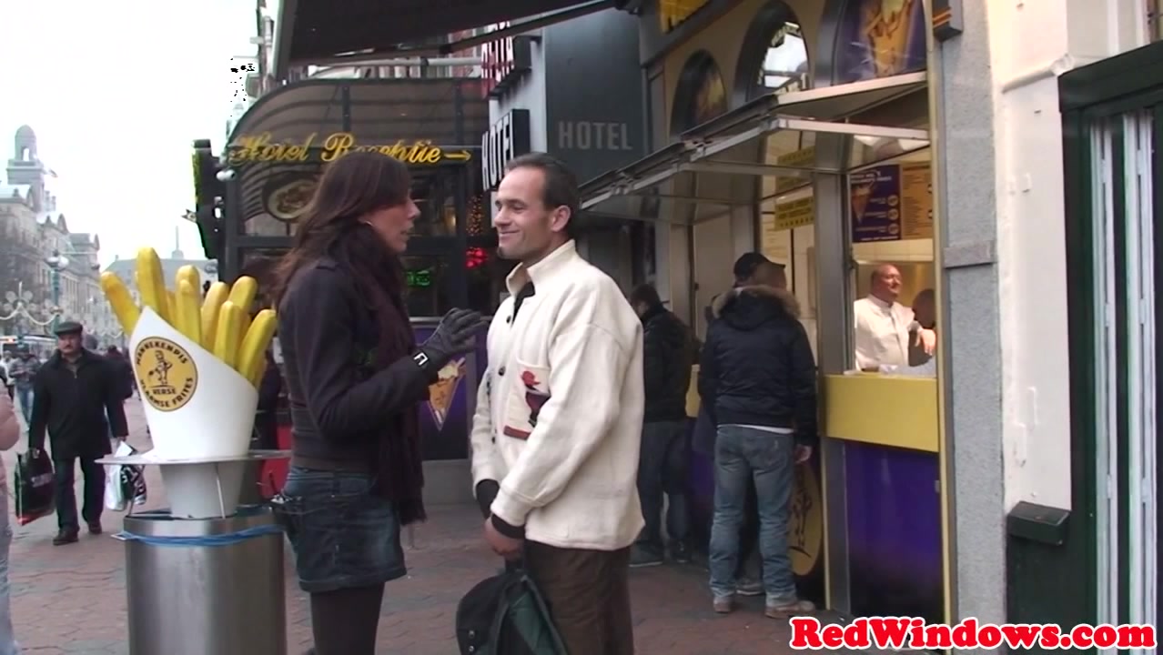 Chubby dutch hooker gets doggystyled