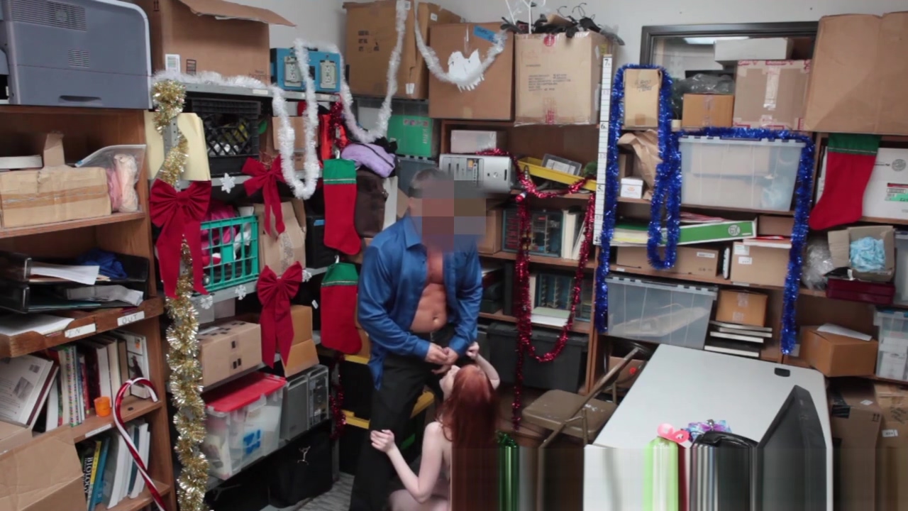 Ginger sucking shoplifter