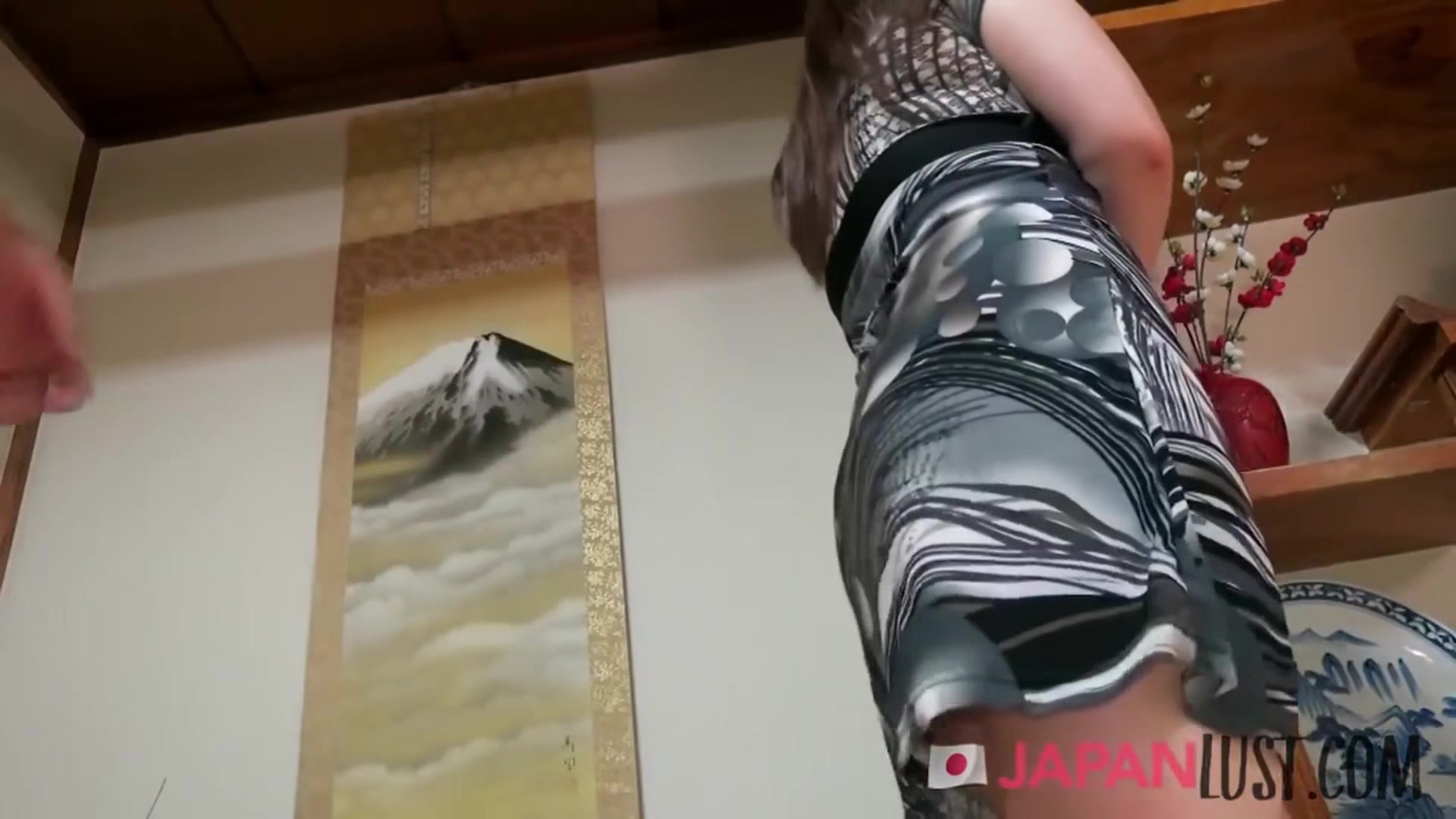 Curvy Japanese MILF POV Rides On Cock