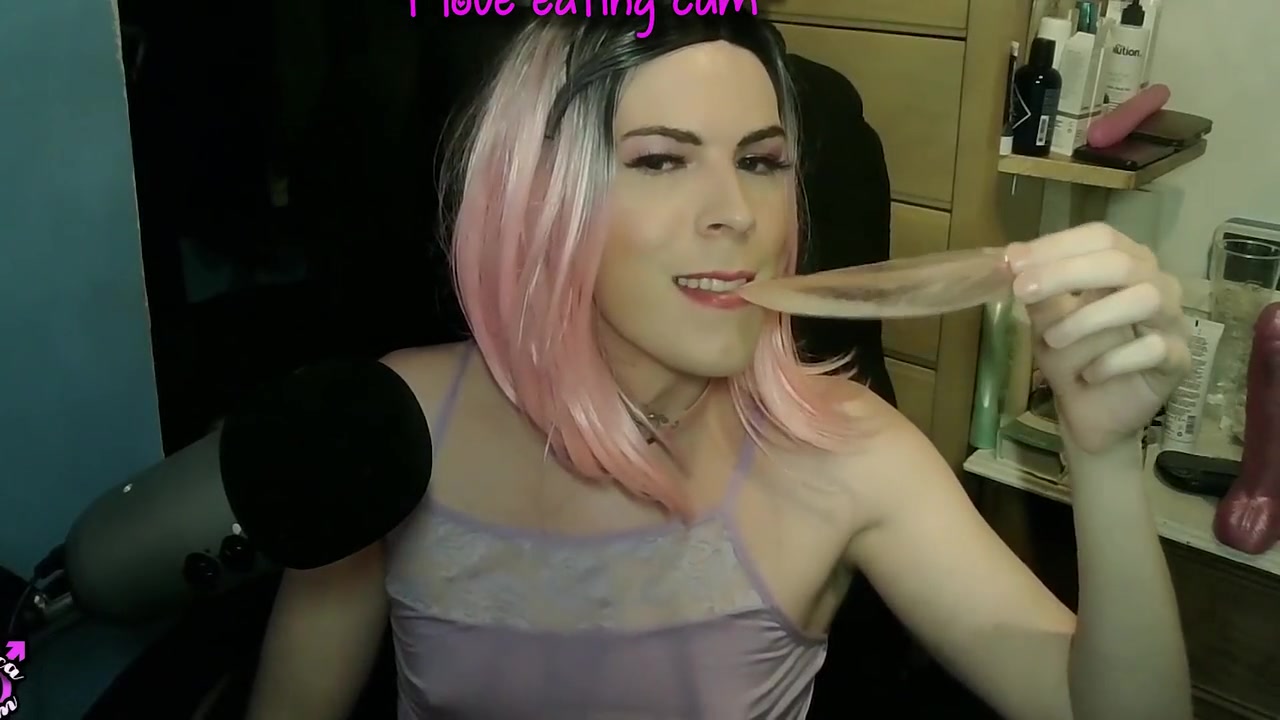 Cumslut Training Jessica Bloom Self Suck & Cumplay Cei Cum Eating Instructions