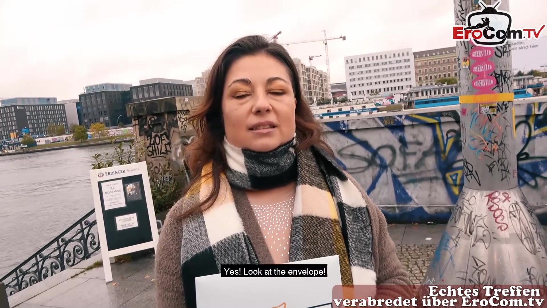 German ugyl housewife picked up from younger guy on street for meet and fuck