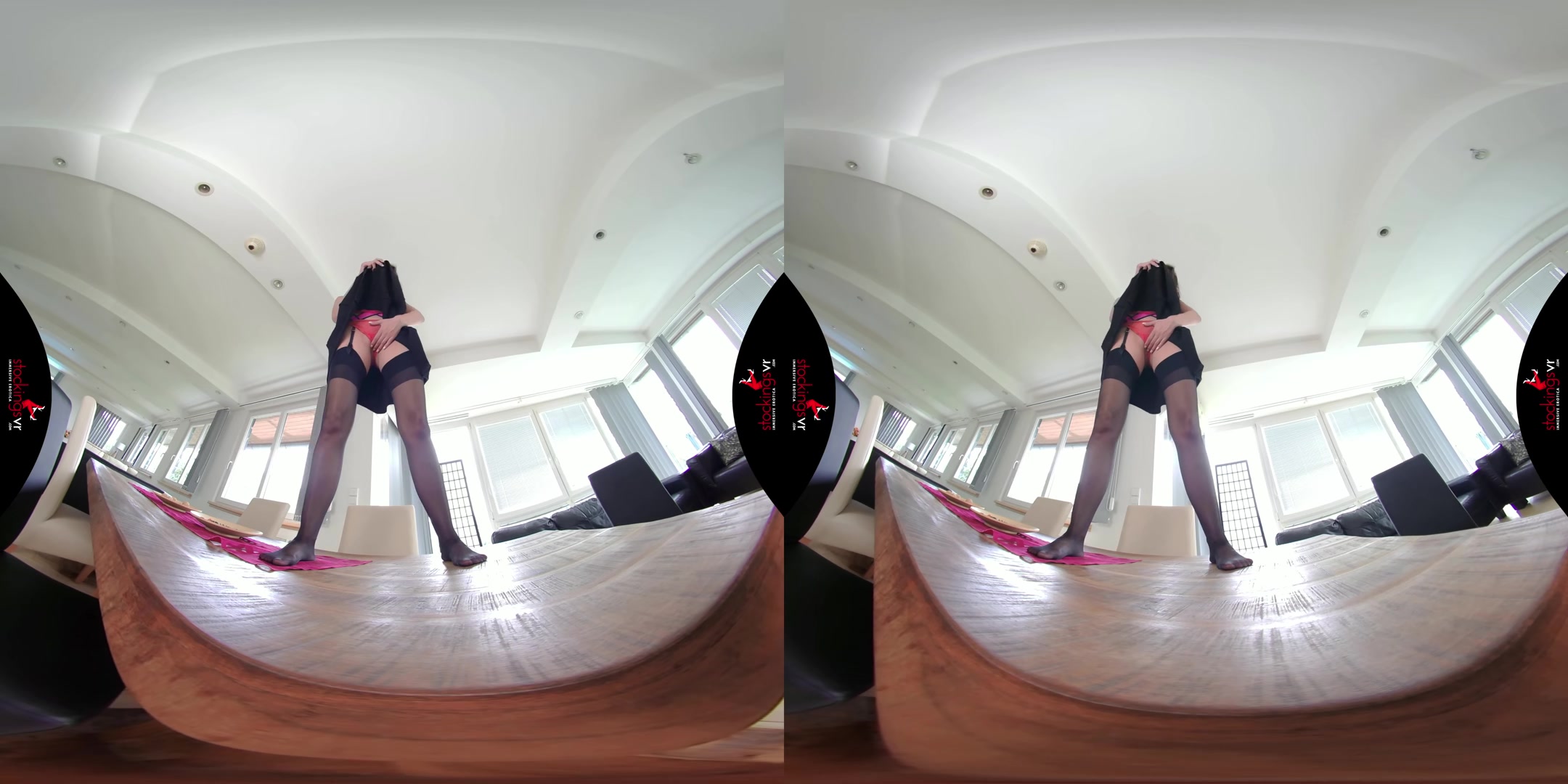 Wanna Look Up My Skirt? - StockingsVR
