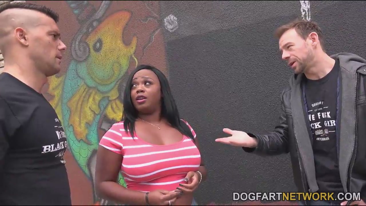 Jayden Starr Proves That She Is A Black Slut For White Cock
