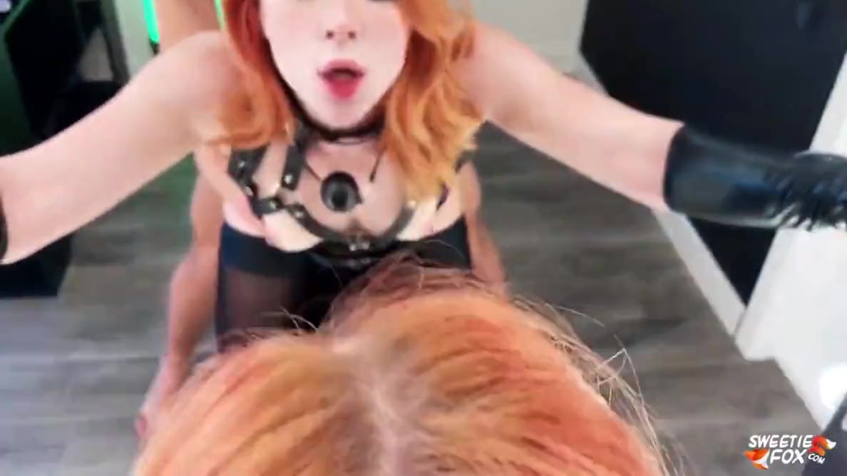 Stepdaddy Spankes Big Ass Redhead Hottie, Facefuck And Fucks