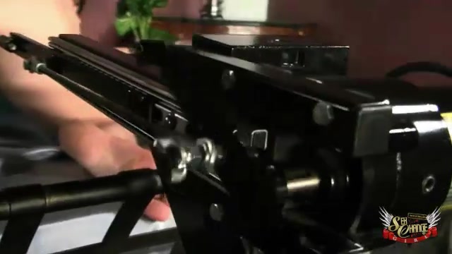 Sex change girl Danielle getting drilled by a machine