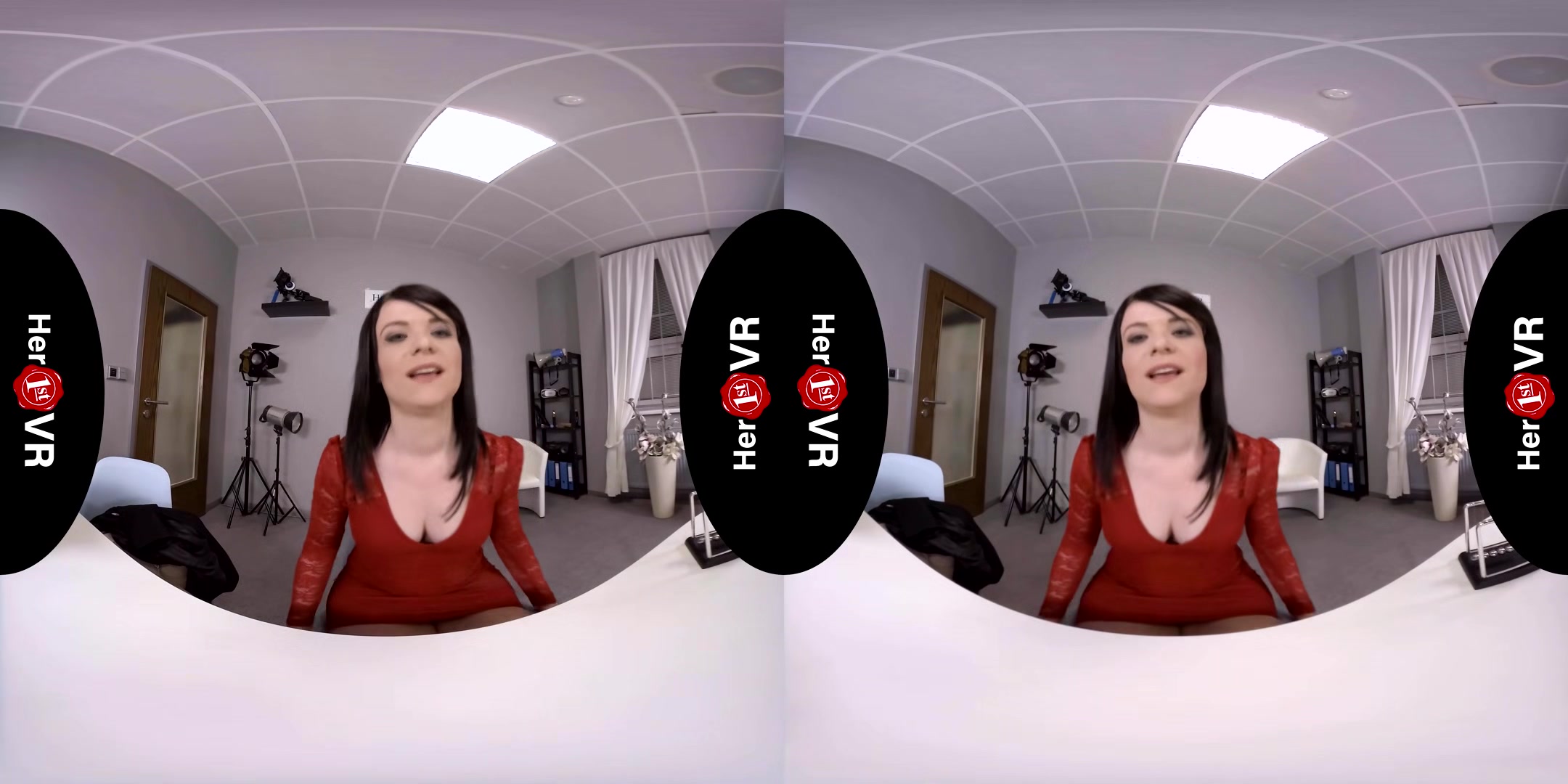 Lena King - First Vr Casting; Pale Brunette Casting