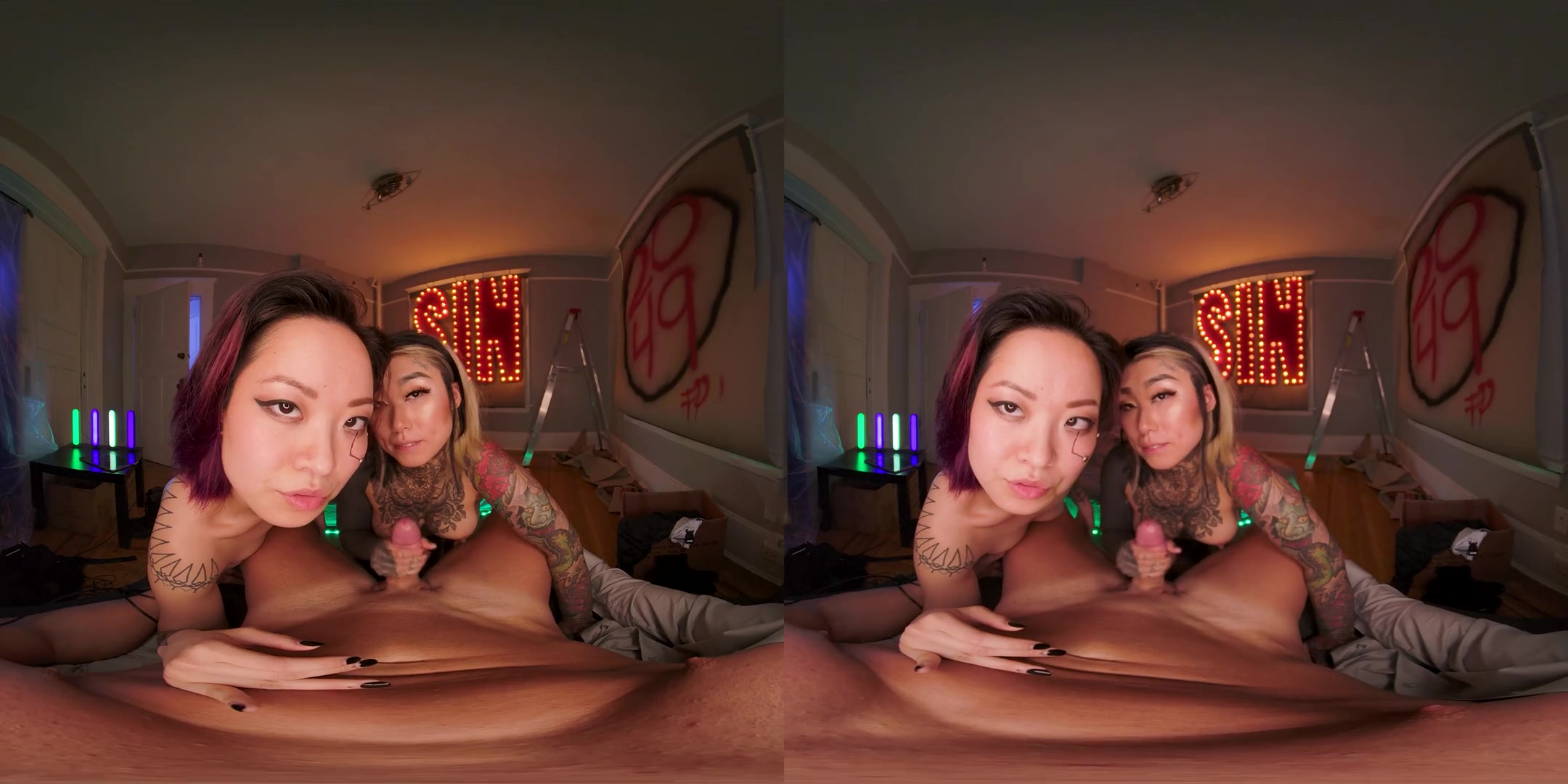 Cyberpunk 2077 XXX Parody - Hardcore MFF Threesome POV Video Game Parody HD