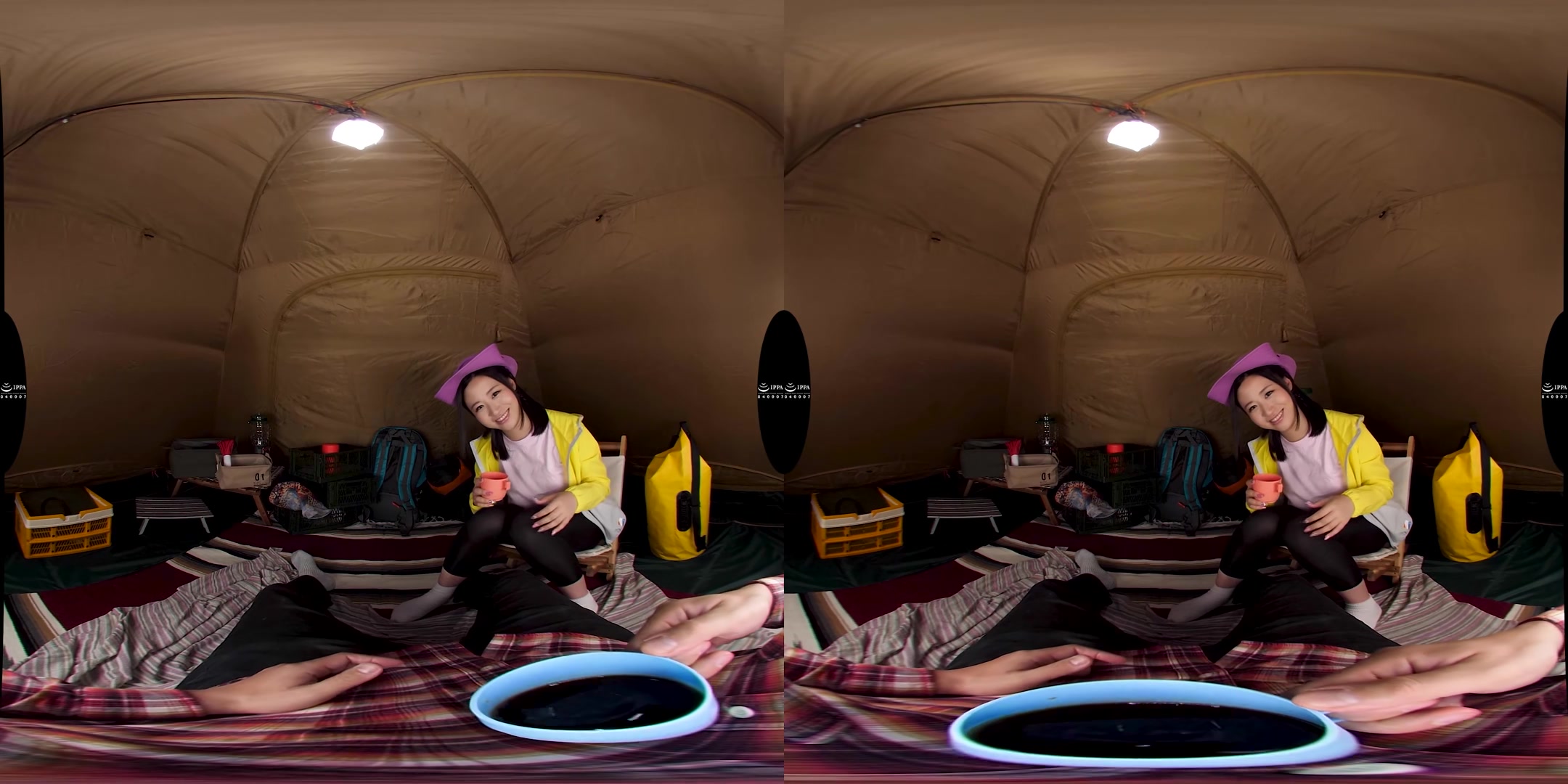 Camping Girl: Flirting in the Tent and Creampie Sex - TeppanVR