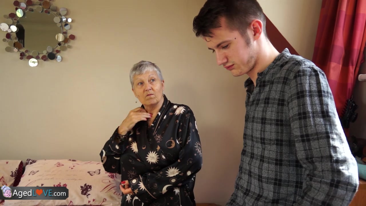 AGEDLOVE Granny Savana fucked with really hard stick
