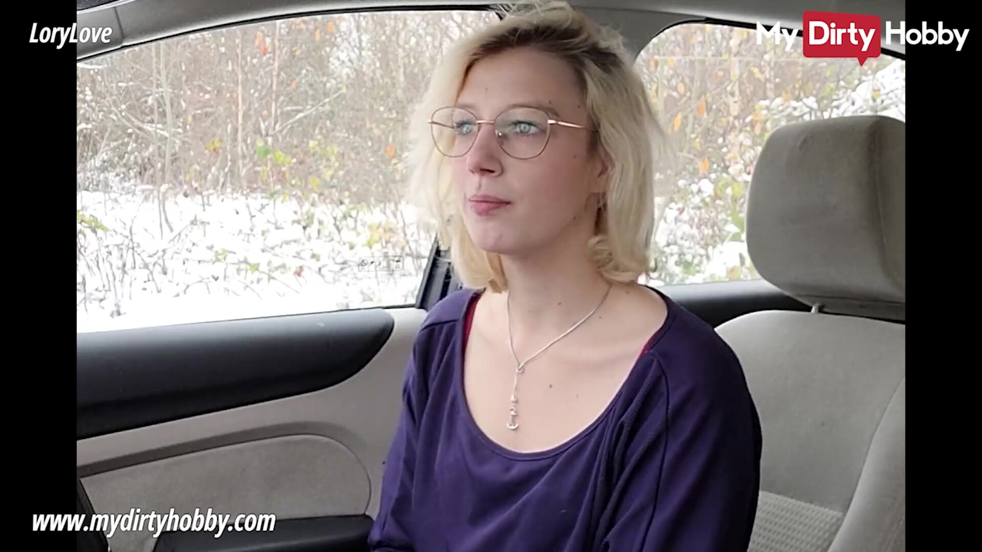 My Dirty Hobby - Gorgeous blonde plays with her pussy in public