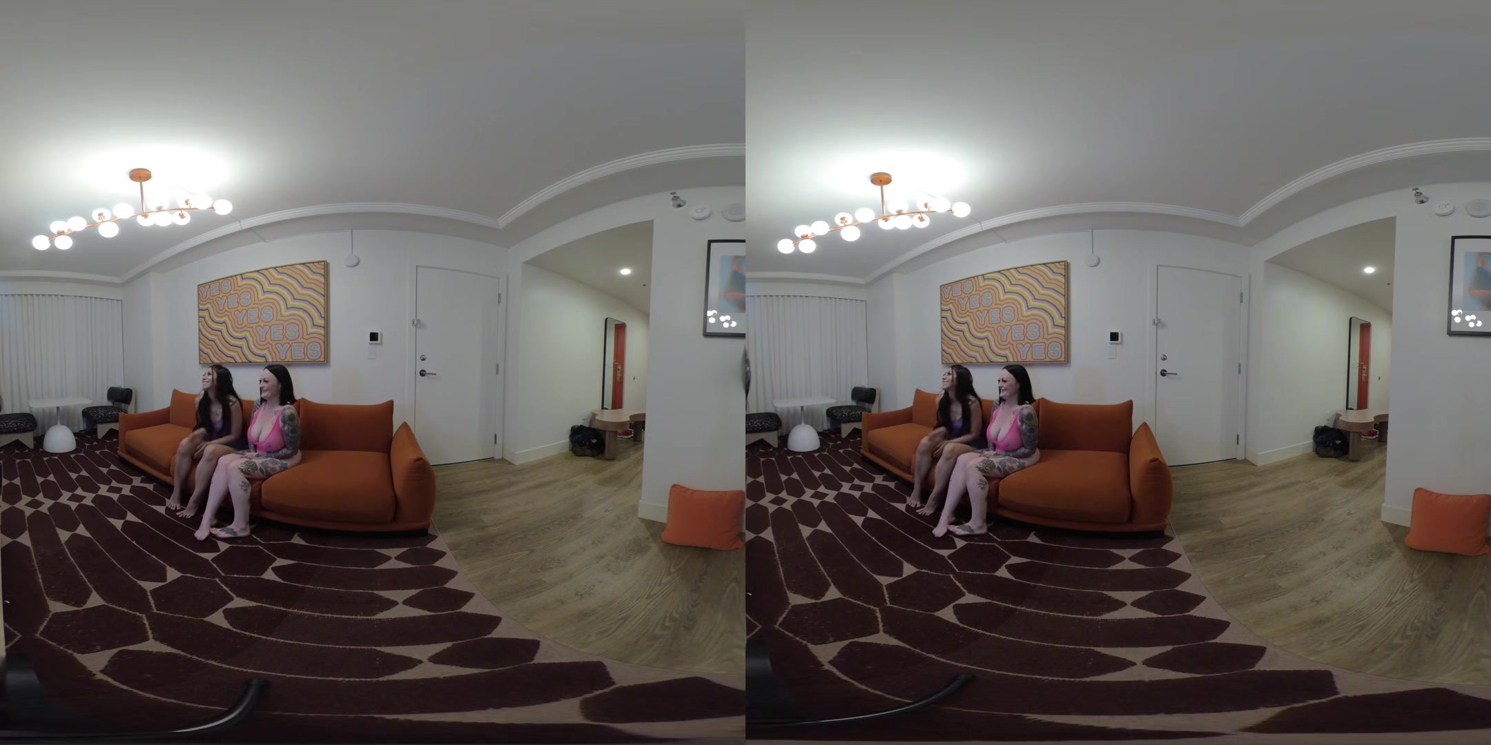 Behind The Scenes Of Kimberly Love Gangbang With A Fluffer On The Couch