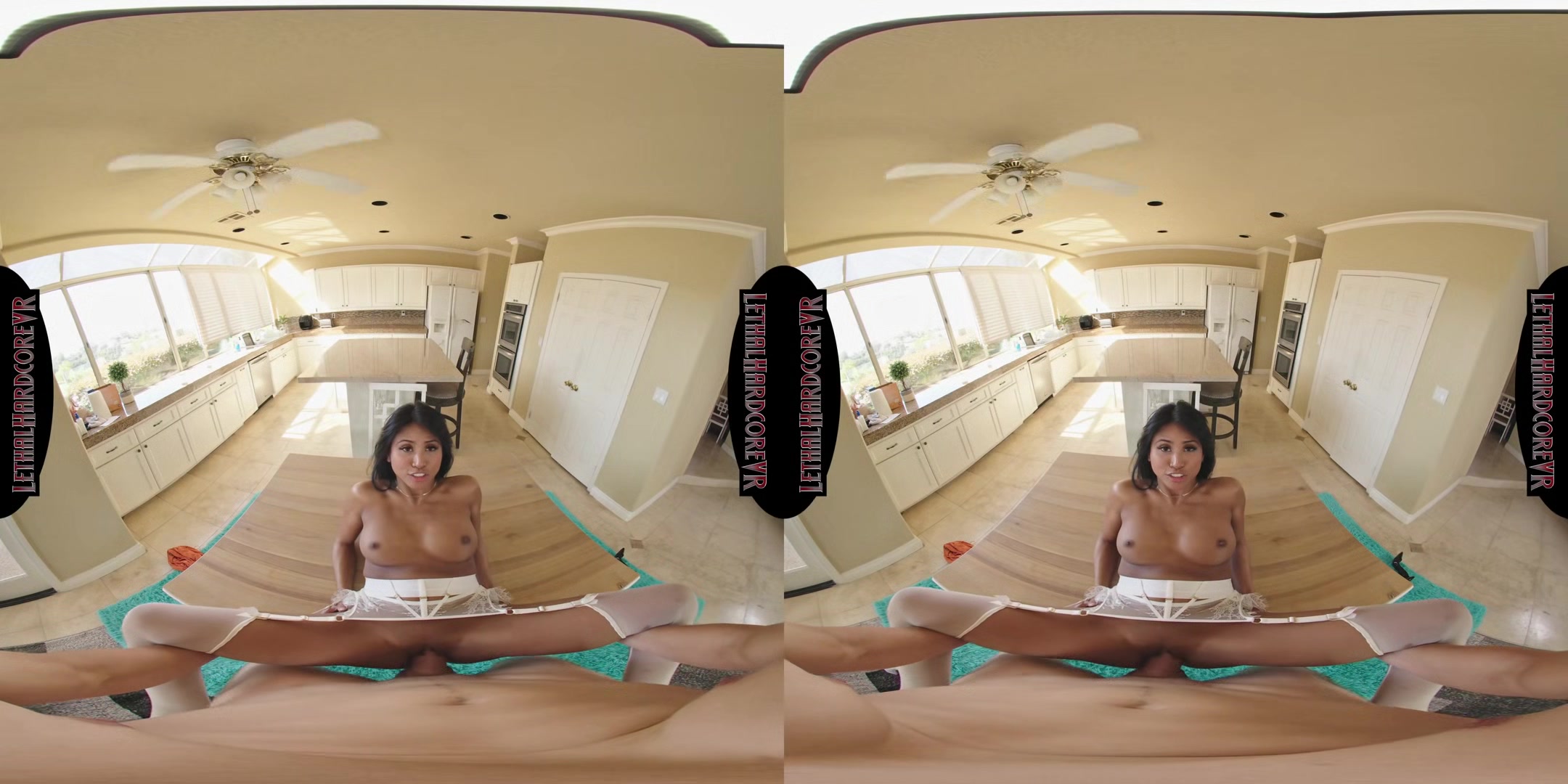 Tiny Asian Doll Ember Rides Huge Cock (Edited)