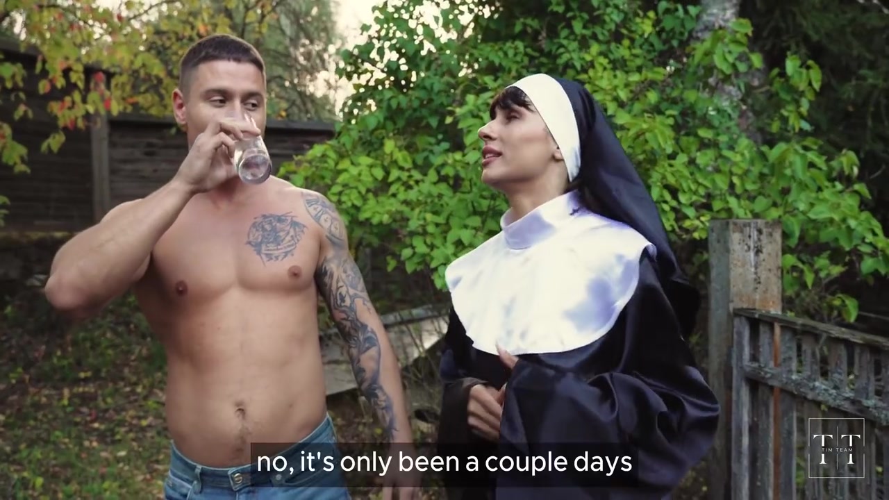 Vicious Monastery Part 9. From A Lumberjacks Cock To A Nuns Face - Hot Milf