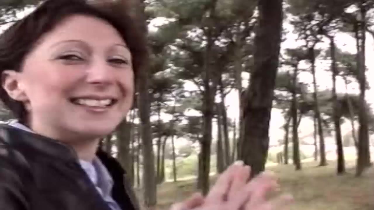 Woman is paid to masturbate outdoors