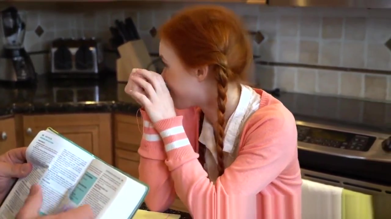 Petite ginger teen 18+ plowed by tutors bigcock