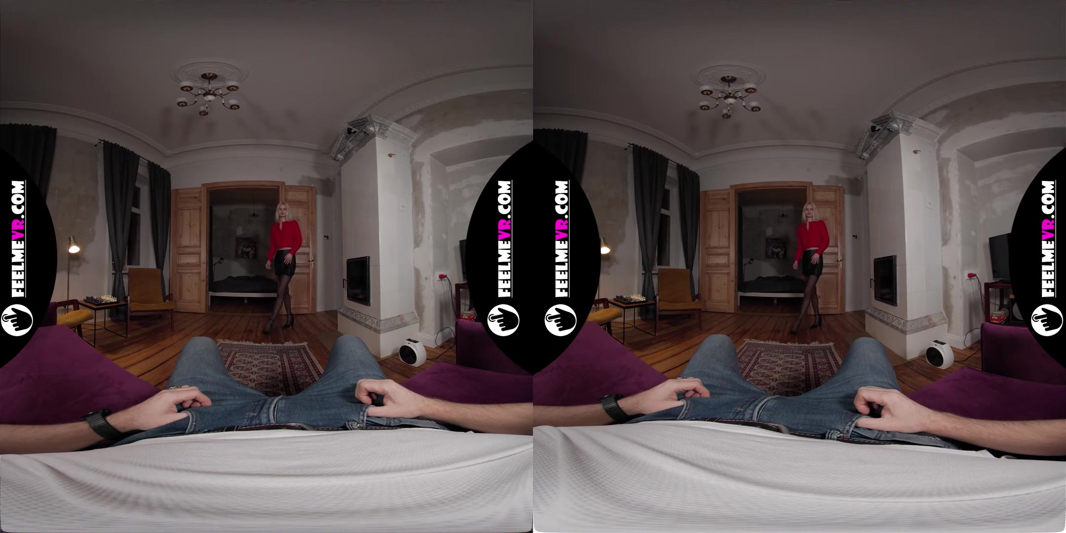 Amelia's Romantic Striptease In 8k Vr
