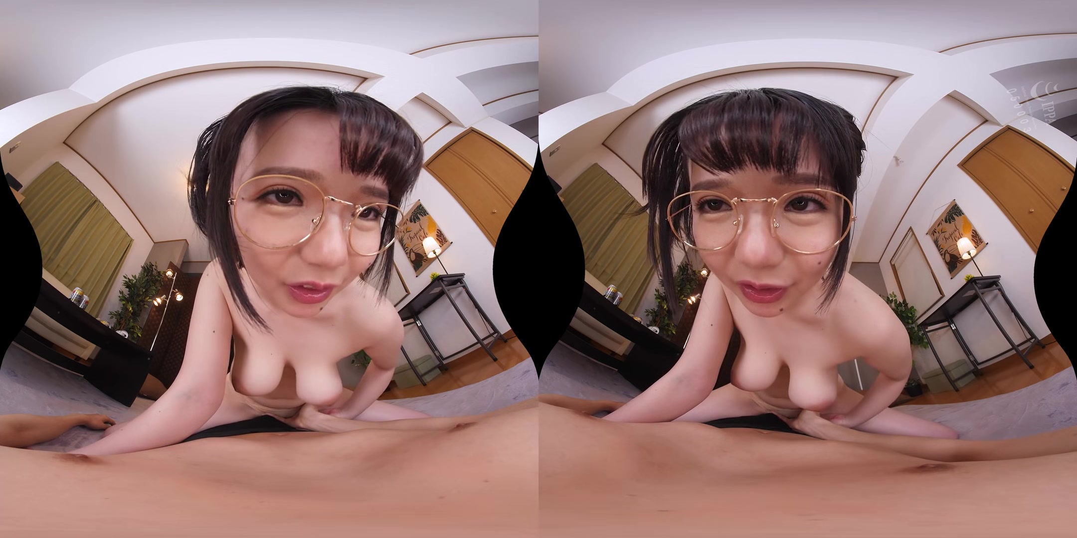Nenne Ui - Ceiling Angle Vr - Staring At Amorous Glasses Goddess From Below Part 2