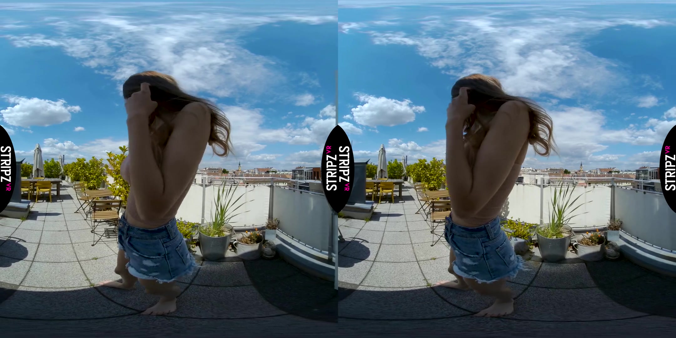 Mila Azul in Top of the World - StripzVR