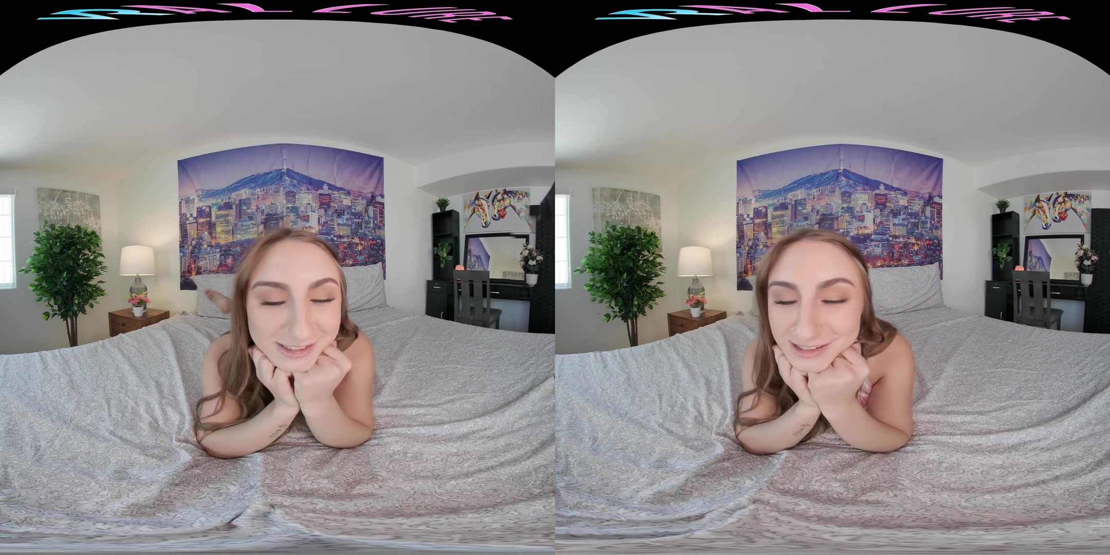 VR JOI with a beautiful busty blonde hottie