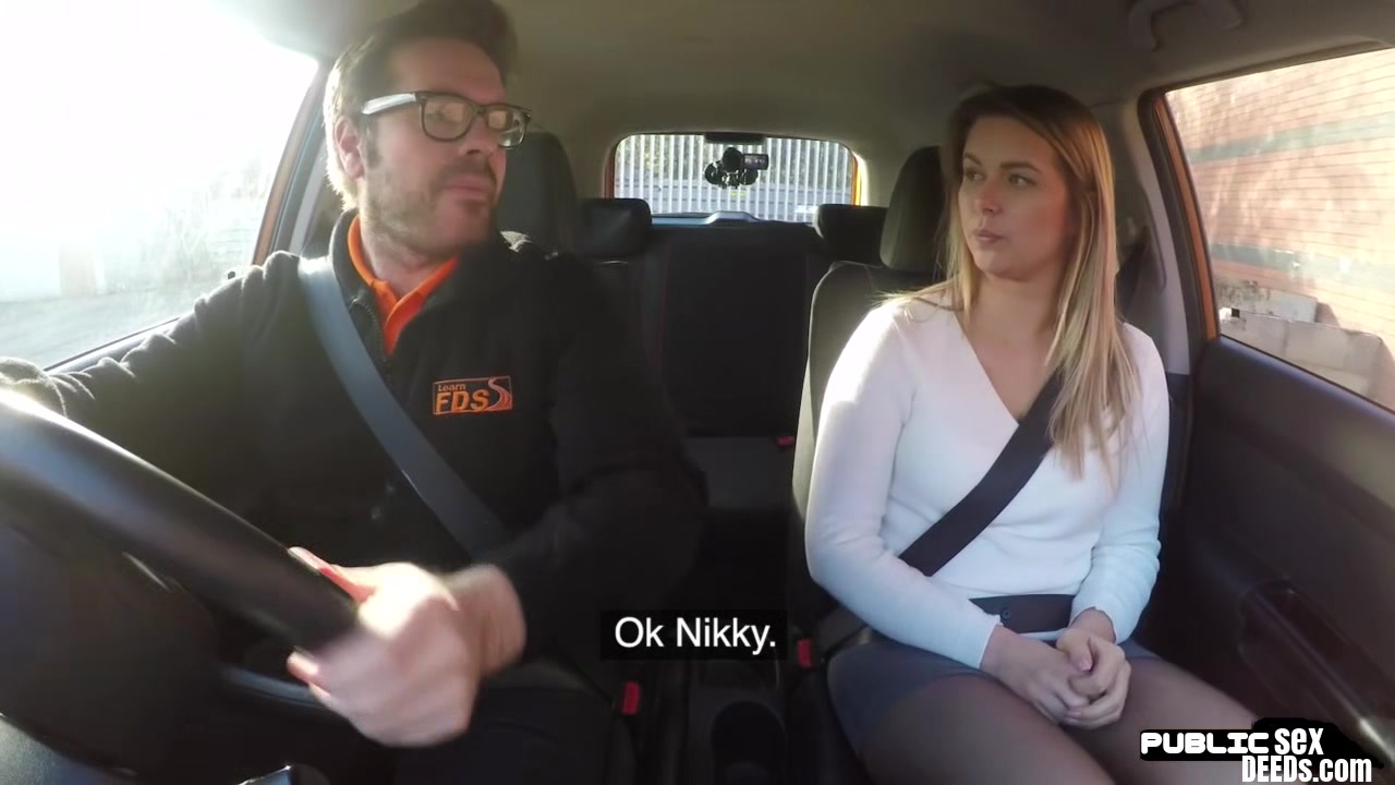 Cock riding bae enjoys car fuck with her personal instructor