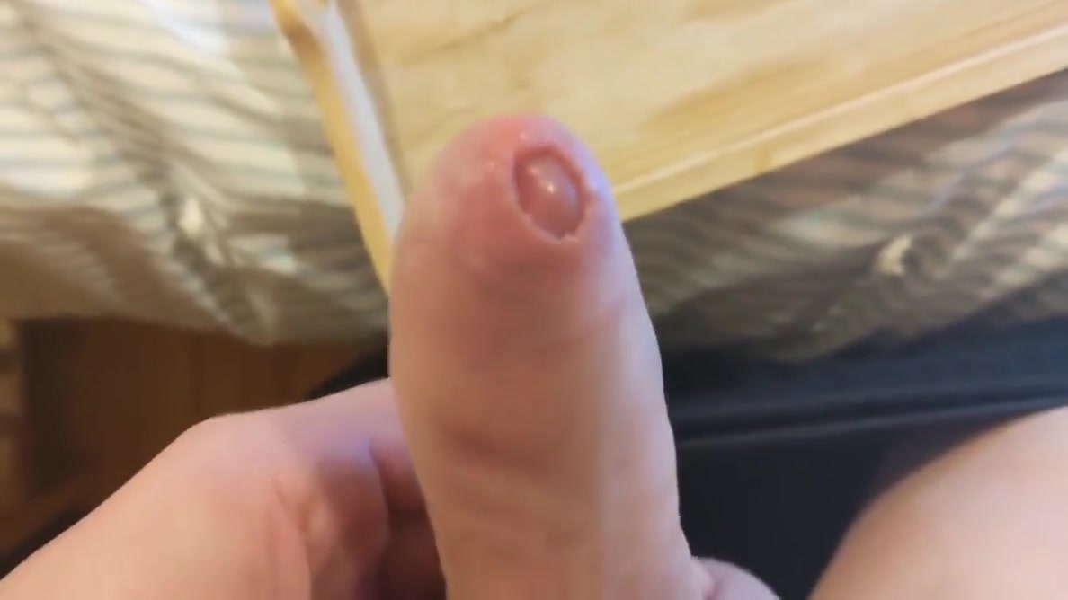 Masturbating My Tight Foreskin Cock Trying Different Camera Angles cum At The End