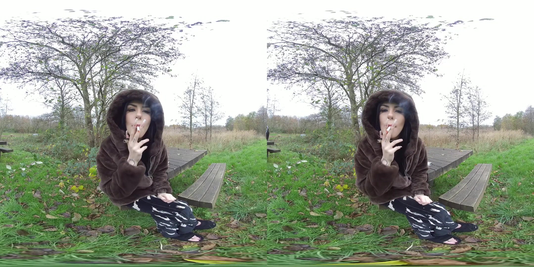 Shay London - British Summer; Alt-Girl Smoking Tease Softcore