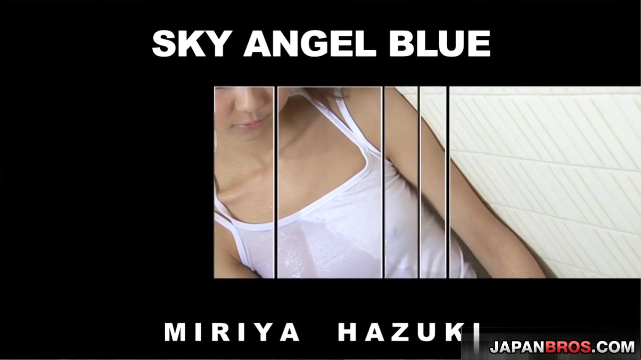 Japanese cutie Hazuki Miria blowing and unloaded in her lips