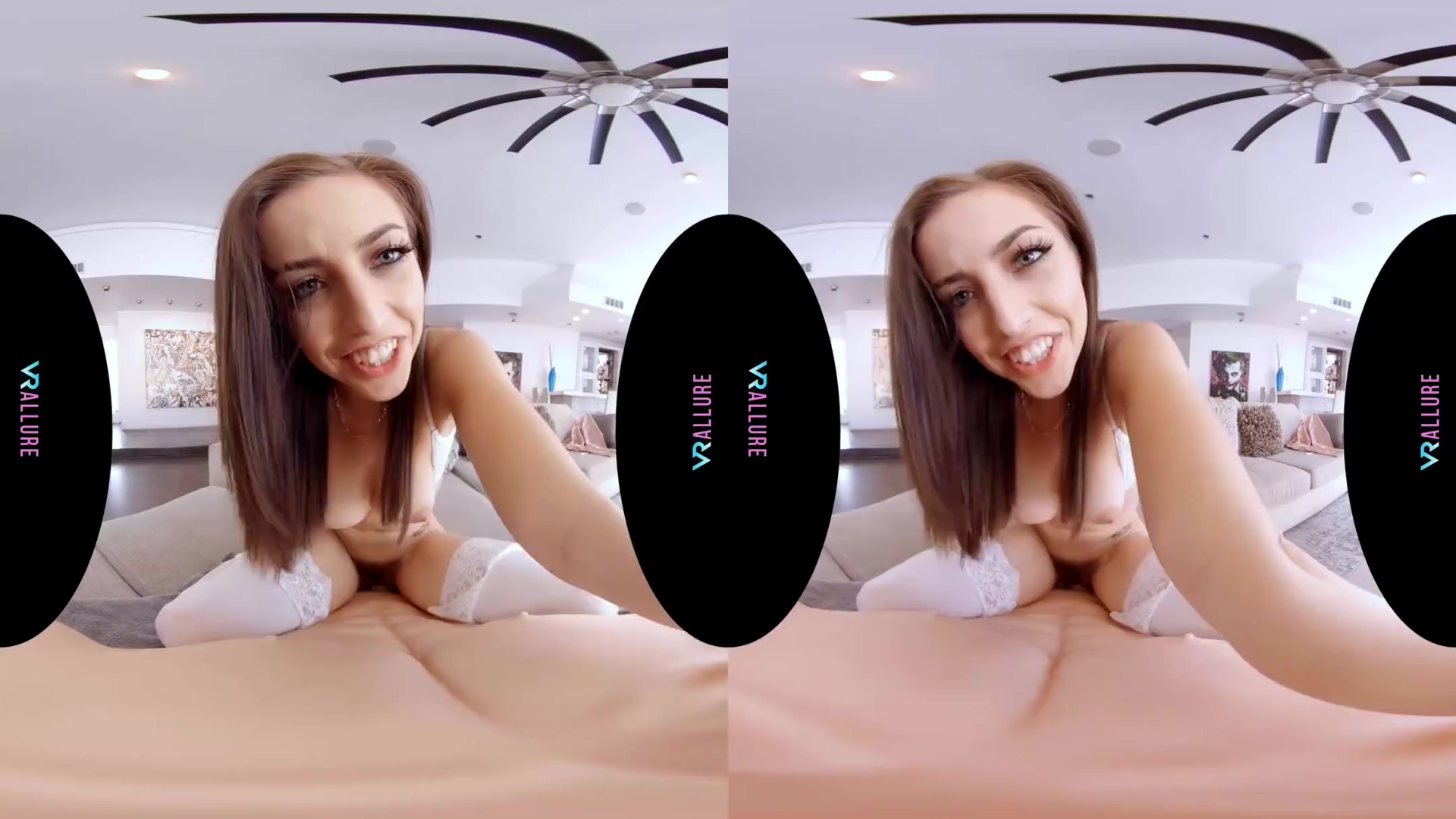 Gorgeous Brunette With Great Natural Tits Fucks Her - Virtual Reality And Spencer Bradley