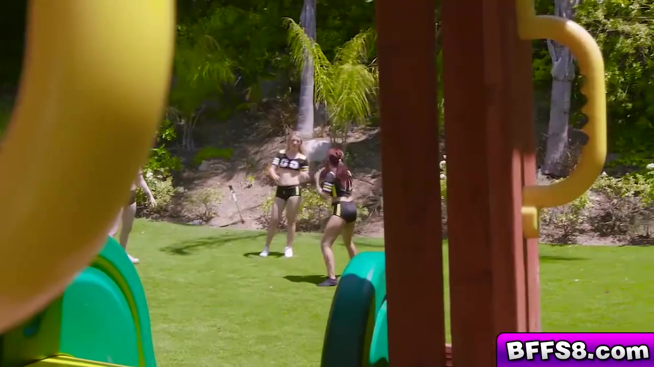 The teens 18+ Eating Each Others Pussies As The Stud Thrust