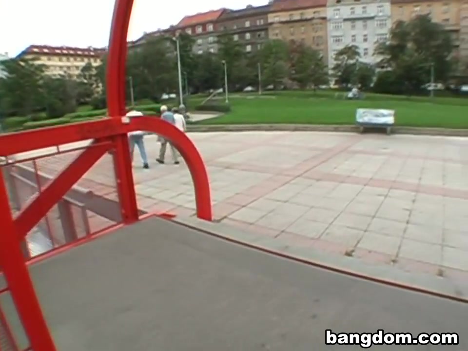 Fucking an old friend in public