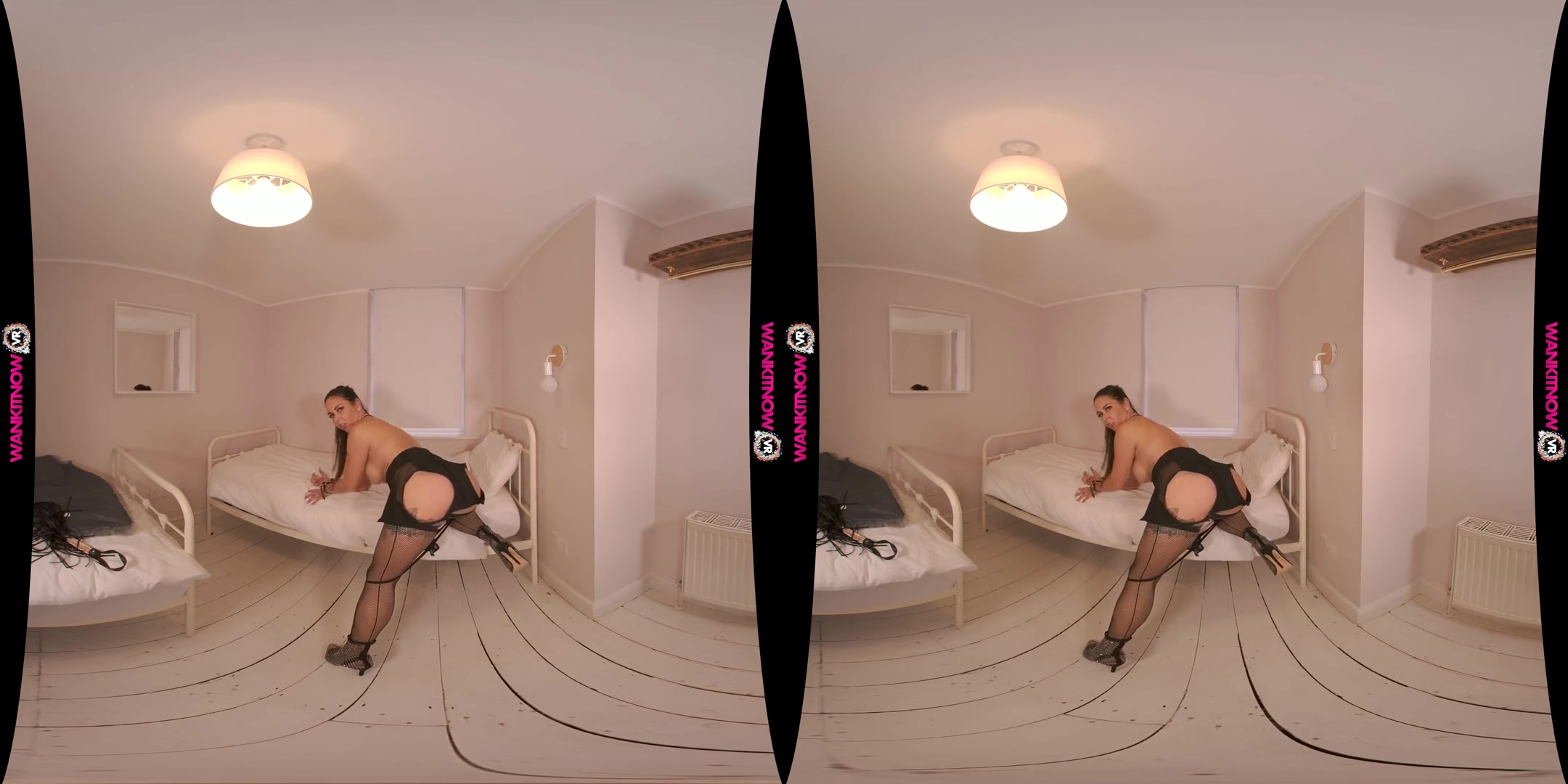 Get Naked - Big Tits Mistress Teases you in VR - SexLikeReal