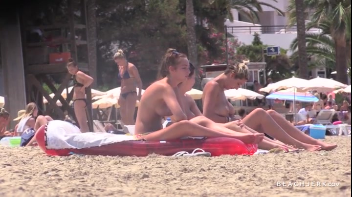 Topless Beach Trio - BeachJerk