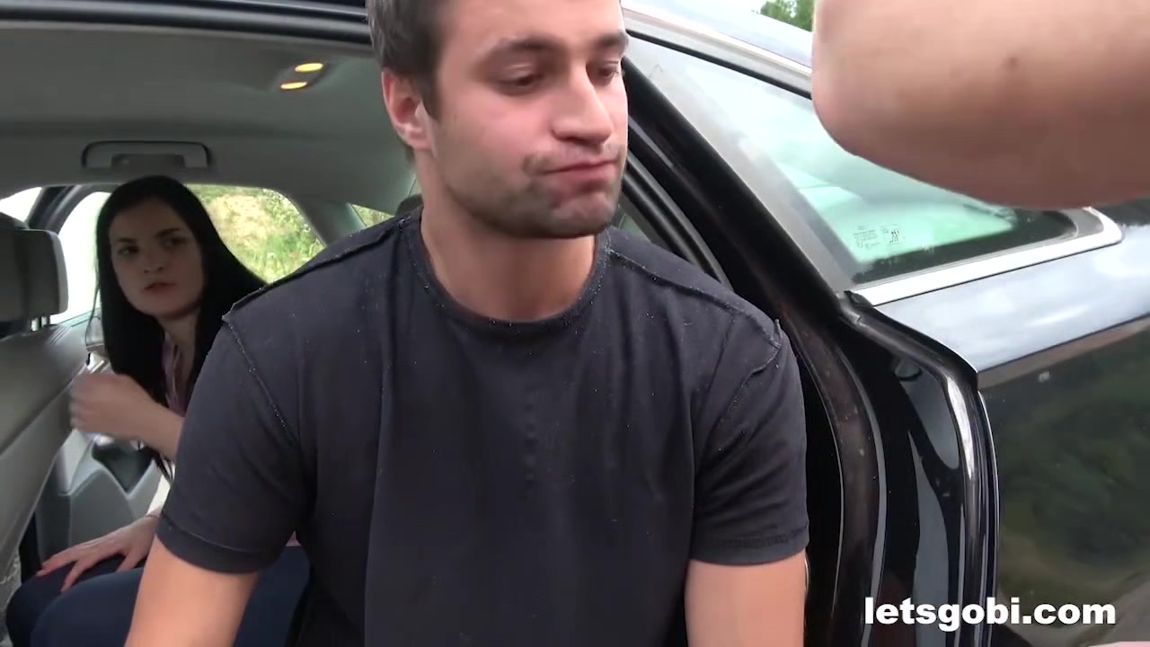 Bisex Hitchhikers take one for the Road