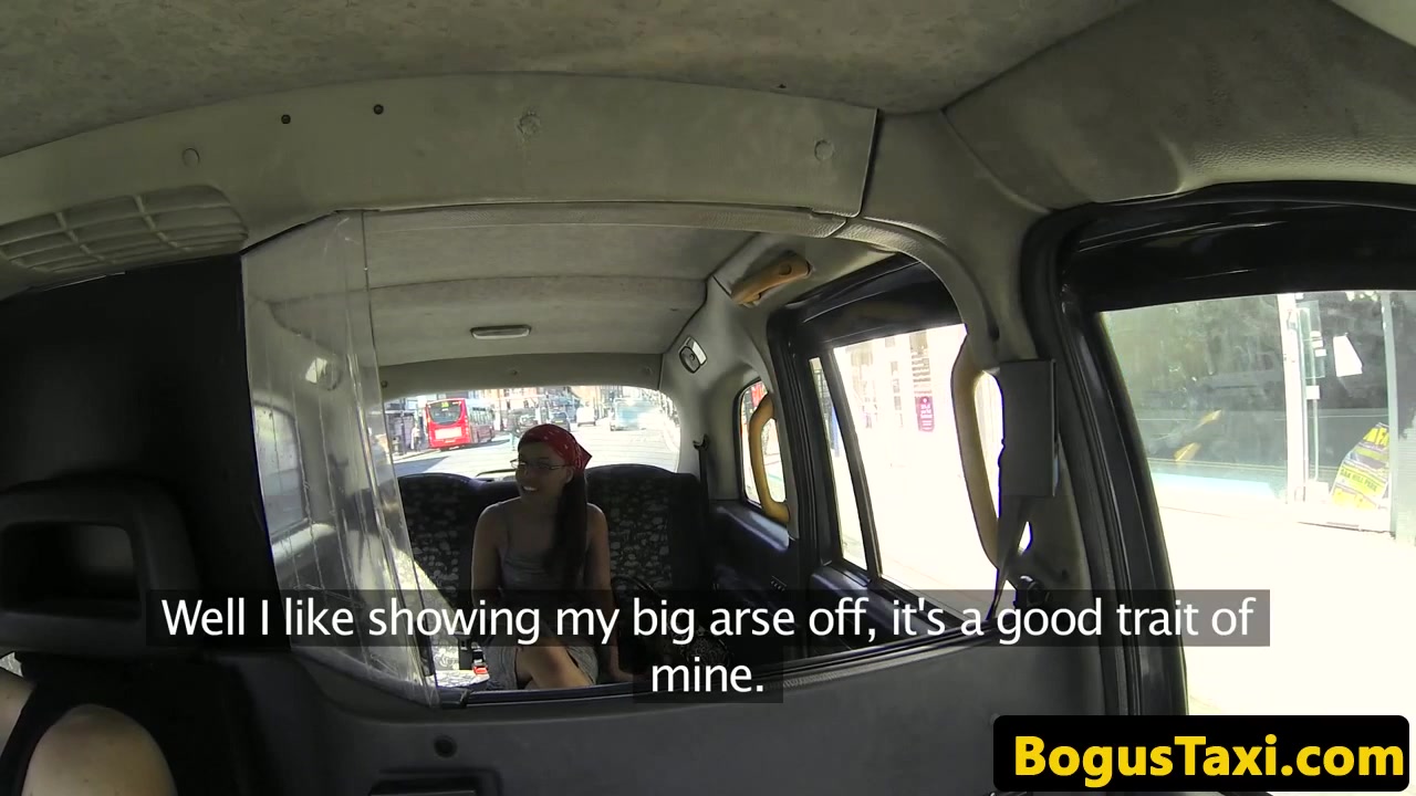 Brazilian taxi amateur spunked on cunt