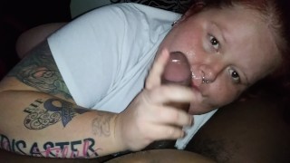 Daddy loves it when she sucks his dick.