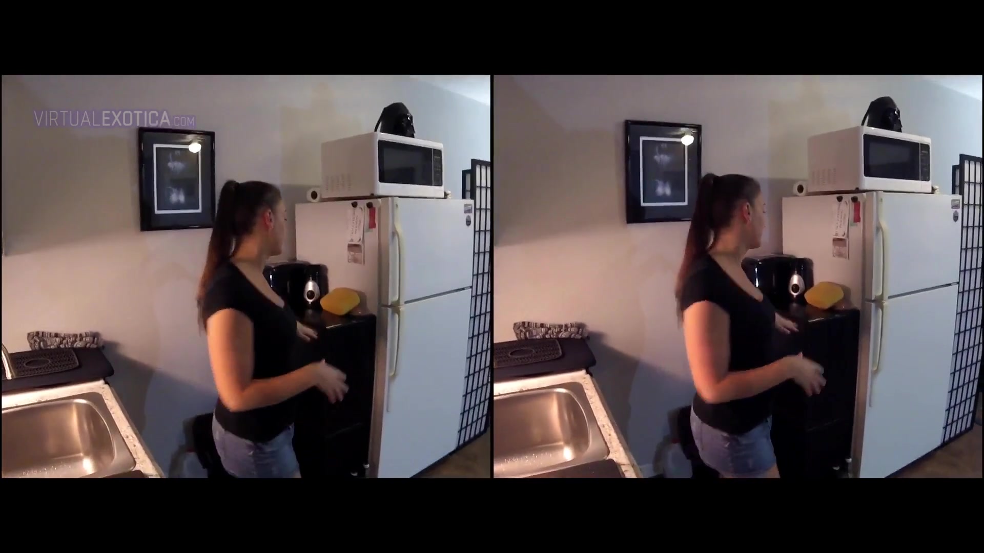 Invisible Spying on PAWG Melanie Hicks Cleaning House - SexLikeReal