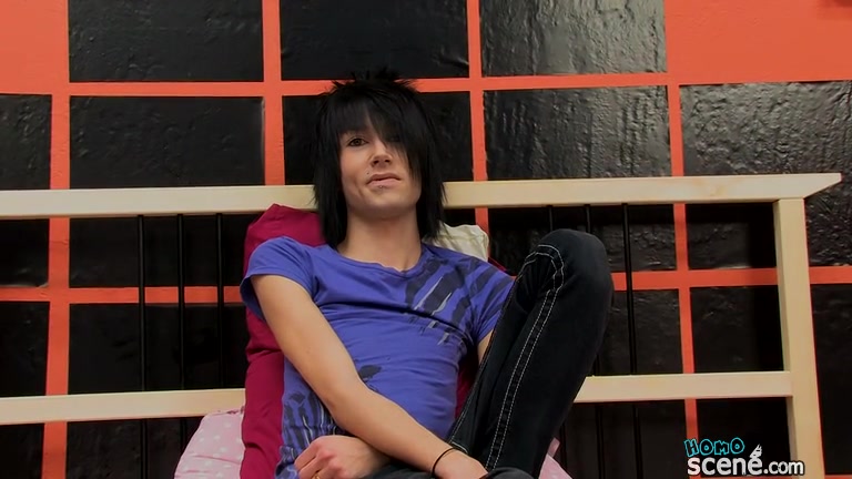 Brandon Wastes No Time Enjoying His Emo Cock - Brandon White