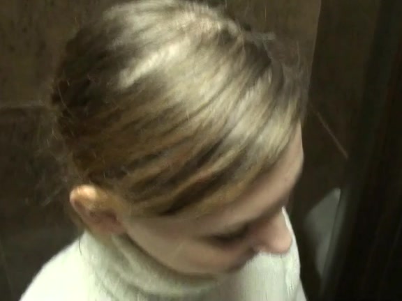 Large pecker works juicy cum-hole in cafe restroom