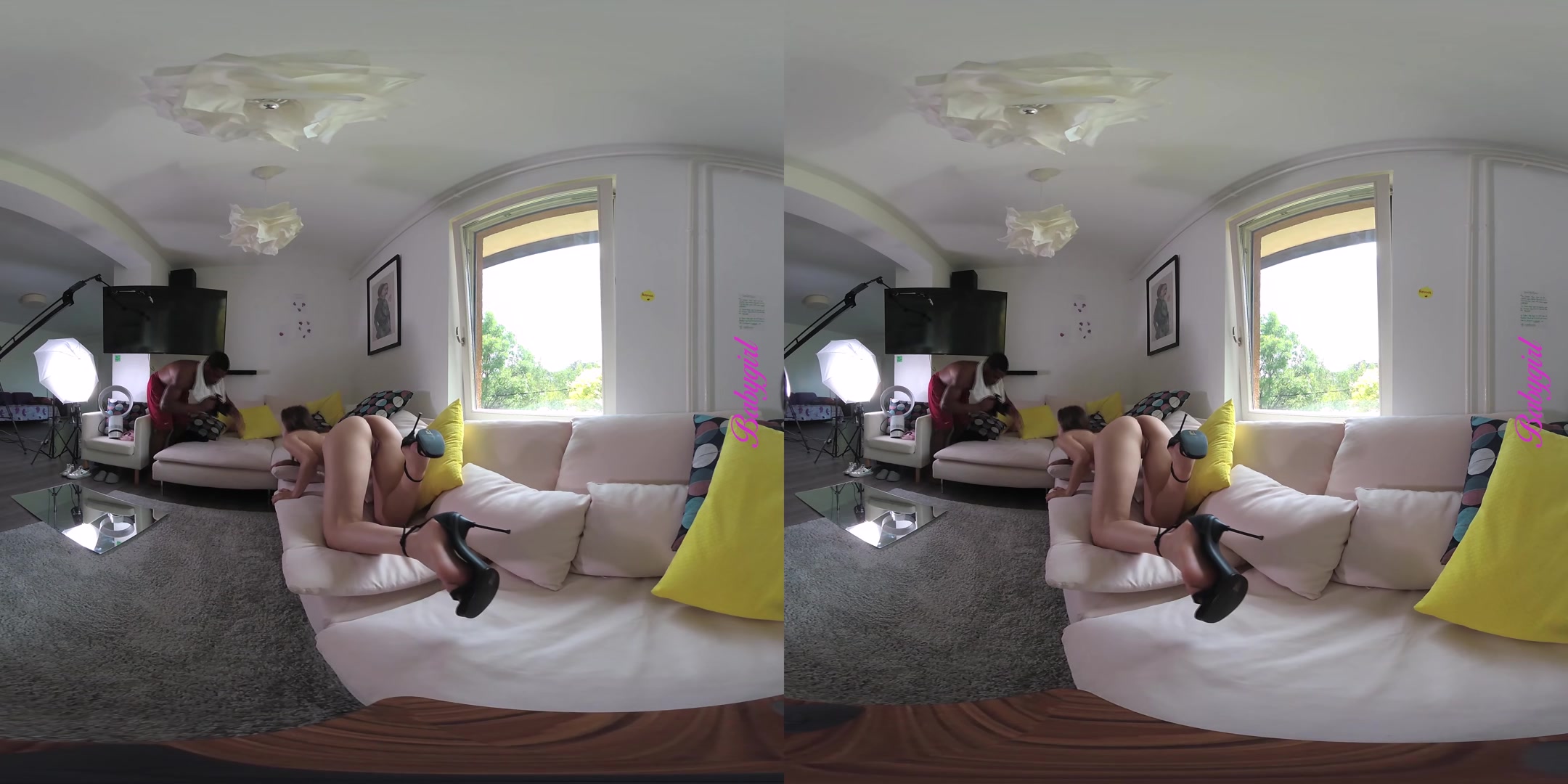 Her First Porn Shooting Backstage - perVRt