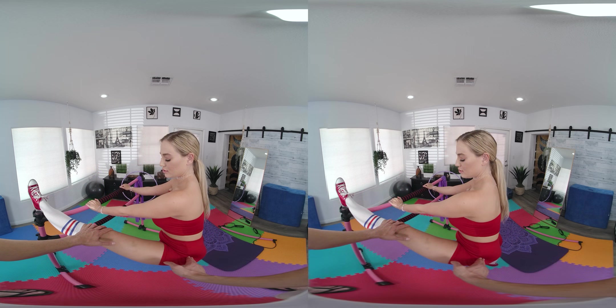 Stretching with Blake Blossom